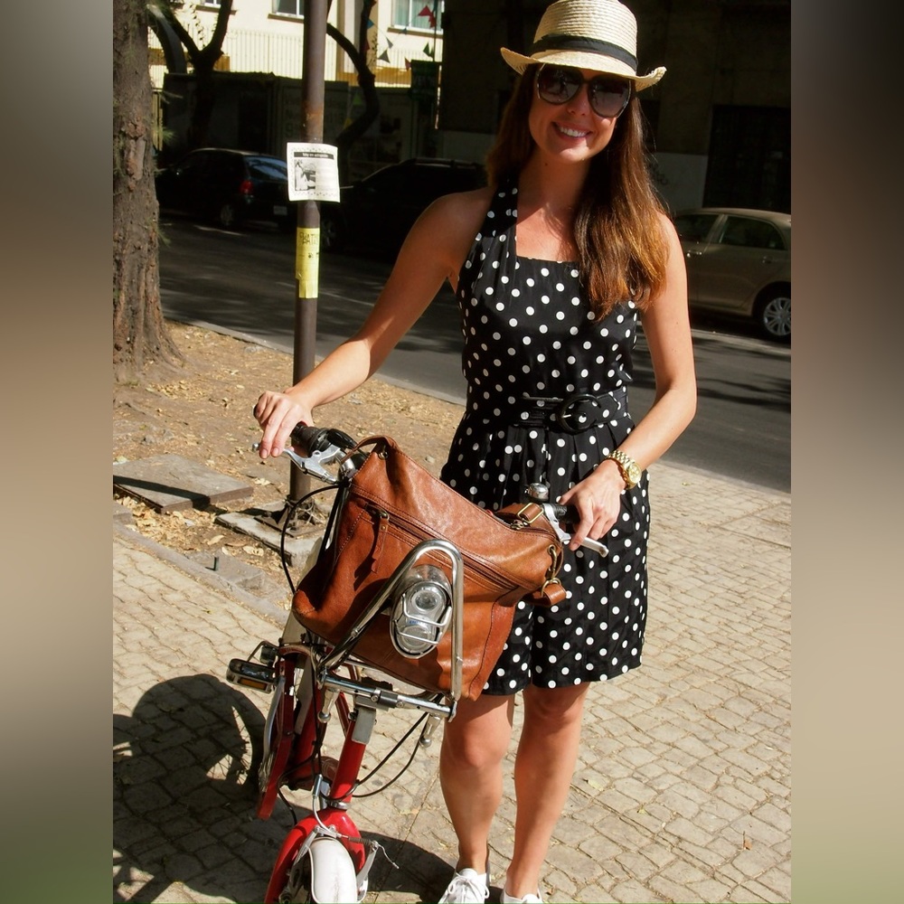 Vintage Polka Dot Romper (size 8) STUNNING